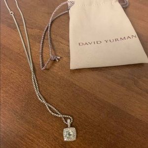 David Yurman Petite Albion Necklace with diamonds